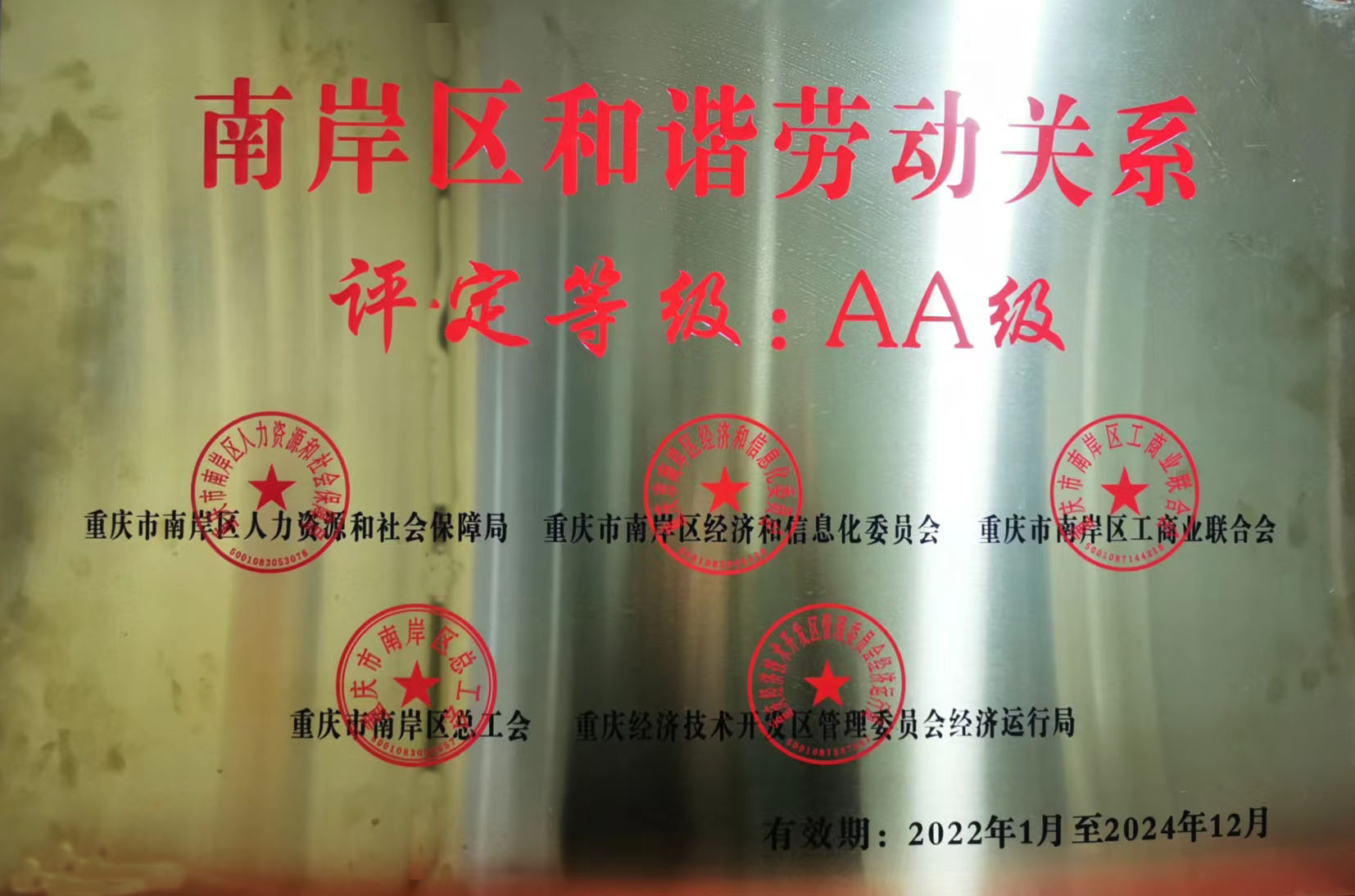 和諧勞動關(guān)系企業(yè)